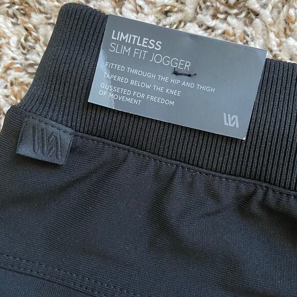 VRST Limitless Performance Jogger Men's S Pure Black Slim Fit 4 Way Stretch - Picture 8 of 11